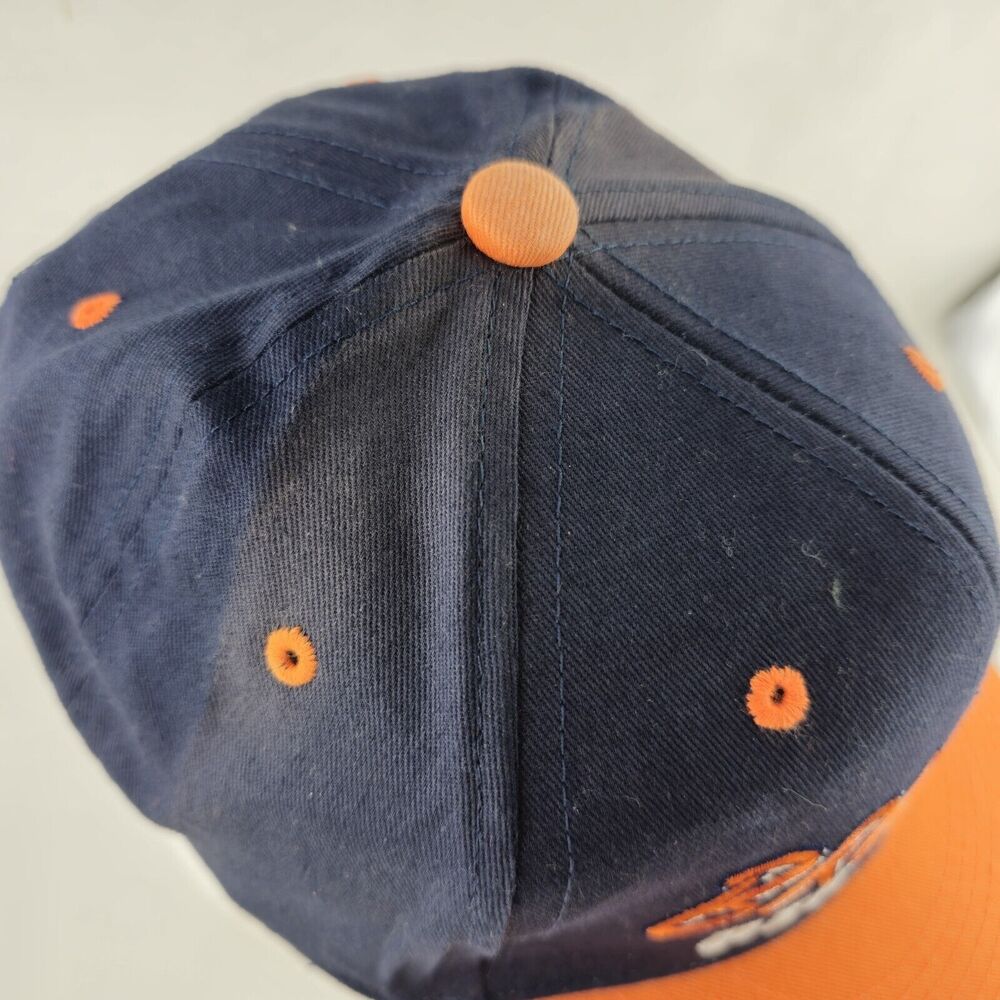 Denver Broncos Hat Cap NFL Team‎ Apparel Orange Logo Adjustable Snap Back - Picture 4 of 12